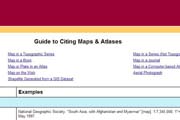 Guide to Citing Maps and Atlases